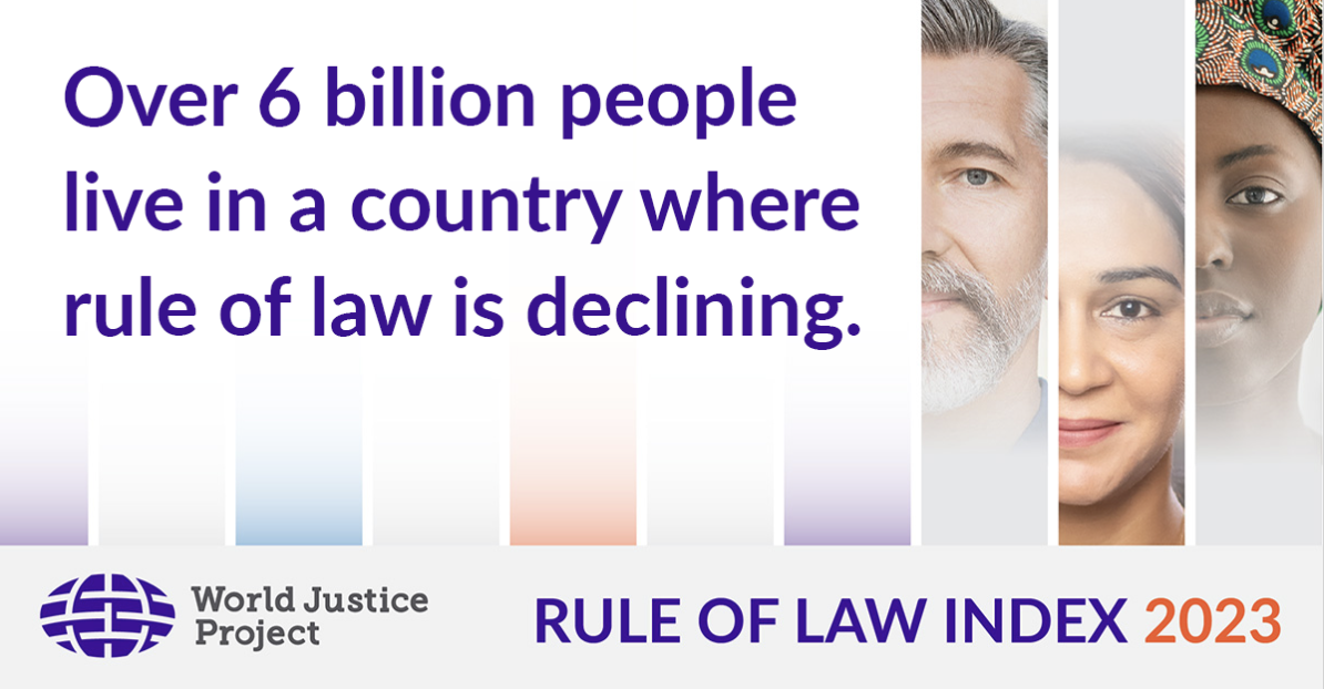 WJP Rule of Law Index 2023 Global Press Release World Justice Project